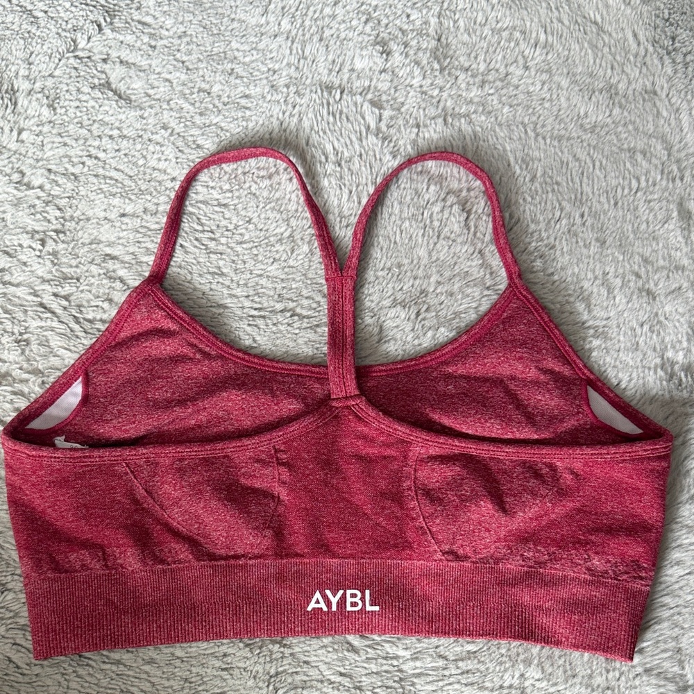 AYBL Raspberry Sports Bra - Picture 2 of 3